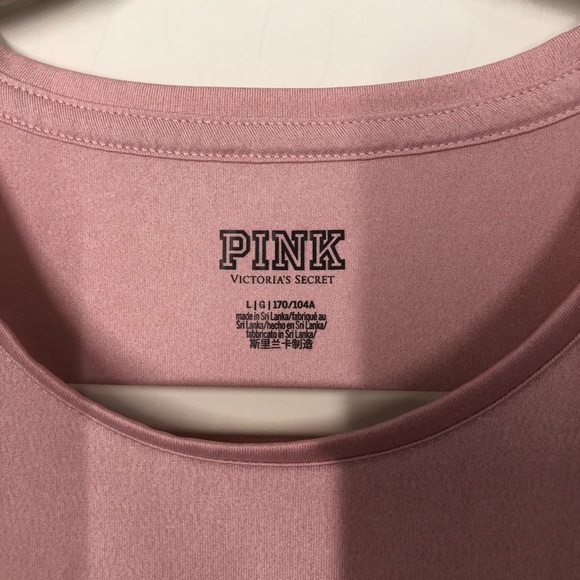 ❌SOLD❌ VS PINK Girl Power Cropped Muscle Tank - Picture 4 of 5